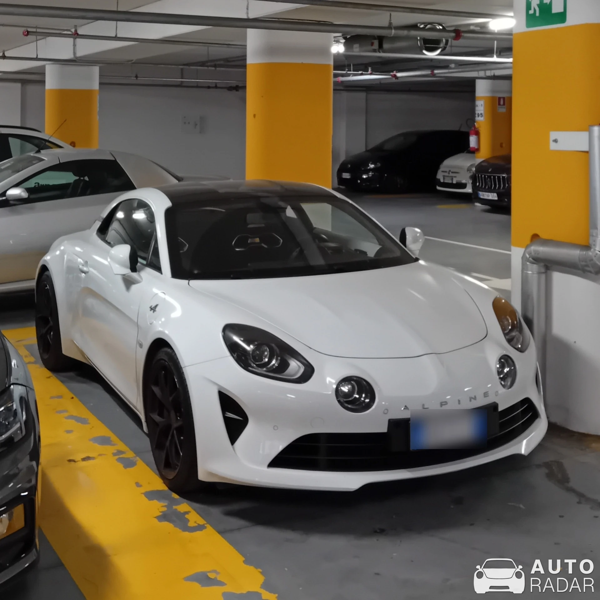 Alpine A110 spotted in Bazzano