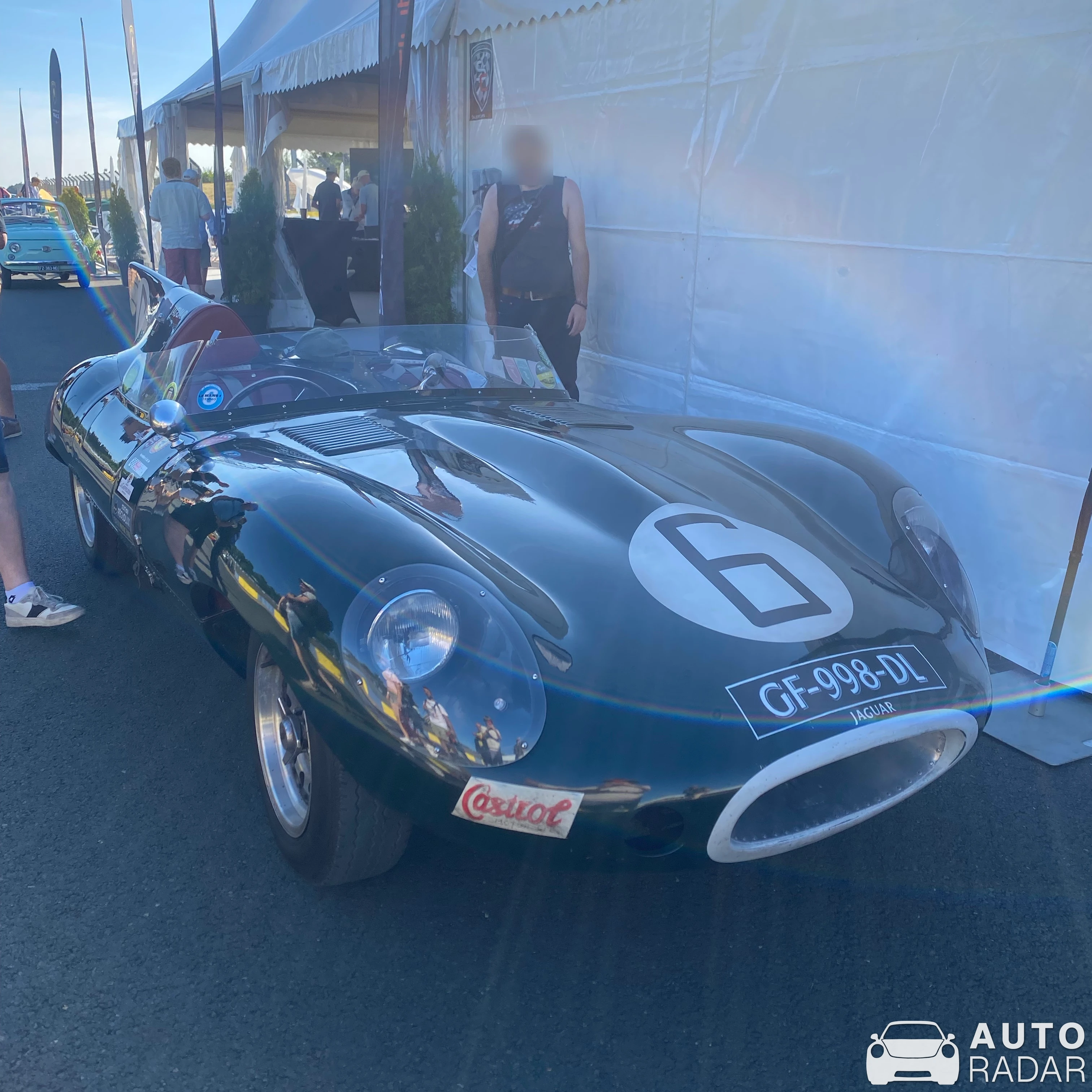 Jaguar D-Type spotted in Le Mans