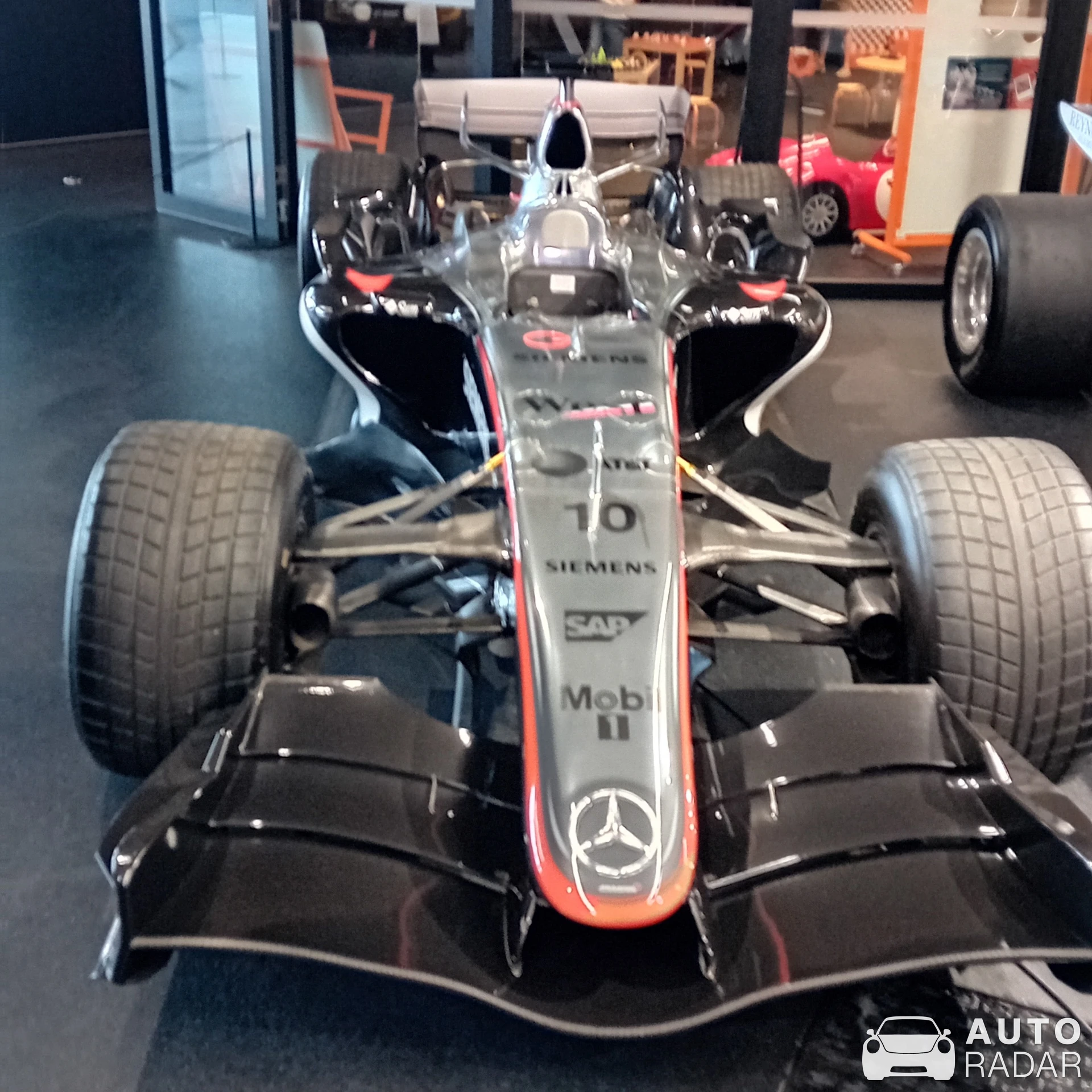 McLaren MP4-23 spotted in Le Mans