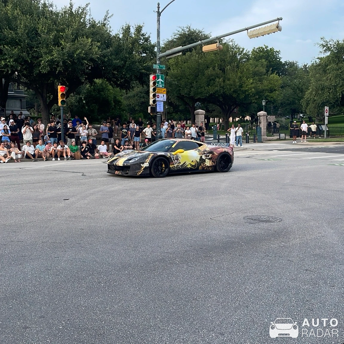 Ferrari 458 Italia Liberty Walk Widebody spotted in Austin