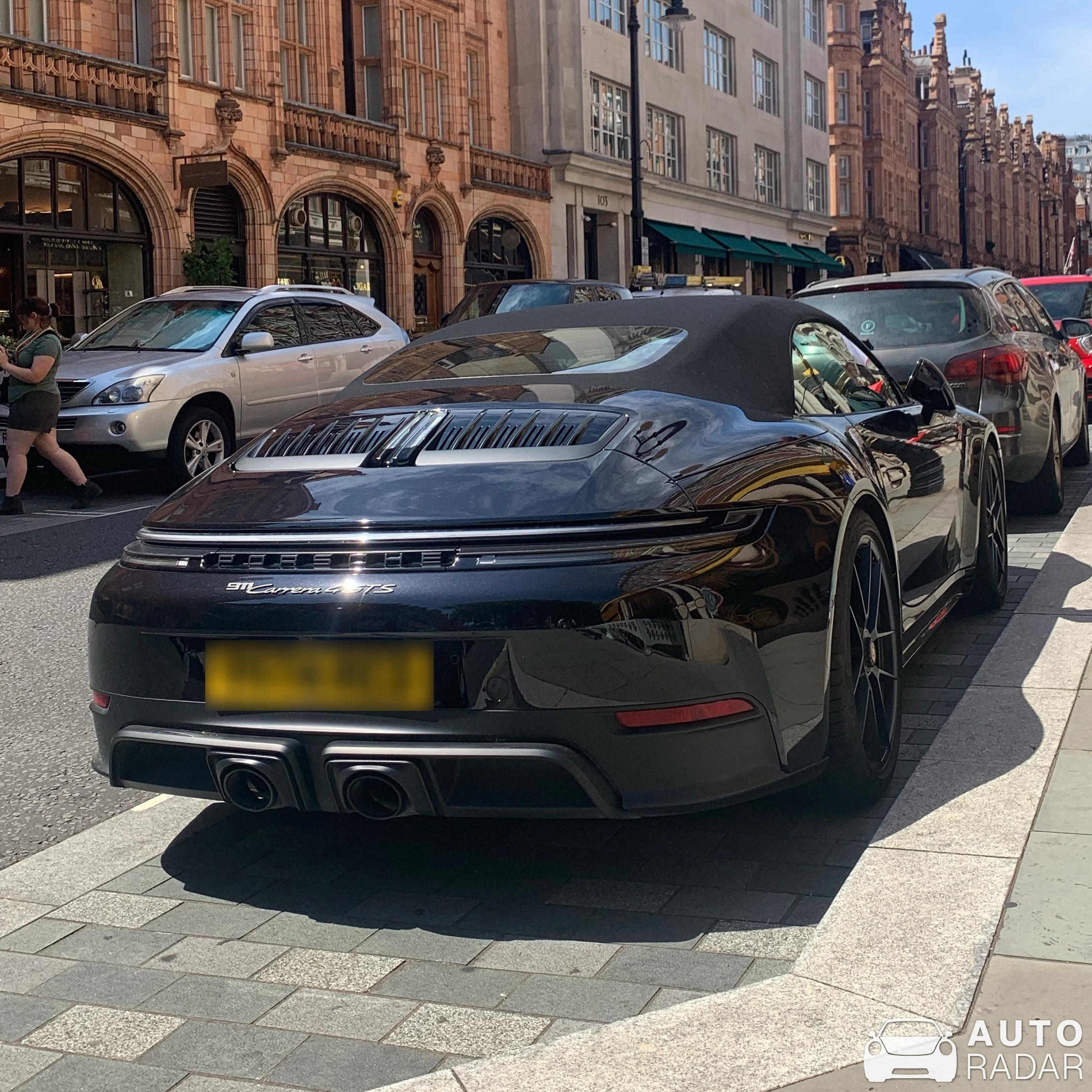 Porsche 992 Carrera 4 GTS Cabriolet MkI spotted in London
