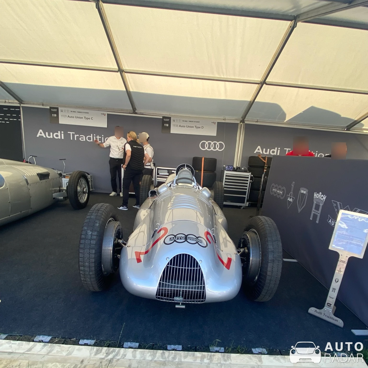 Auto Union Type D spotted in Worthing