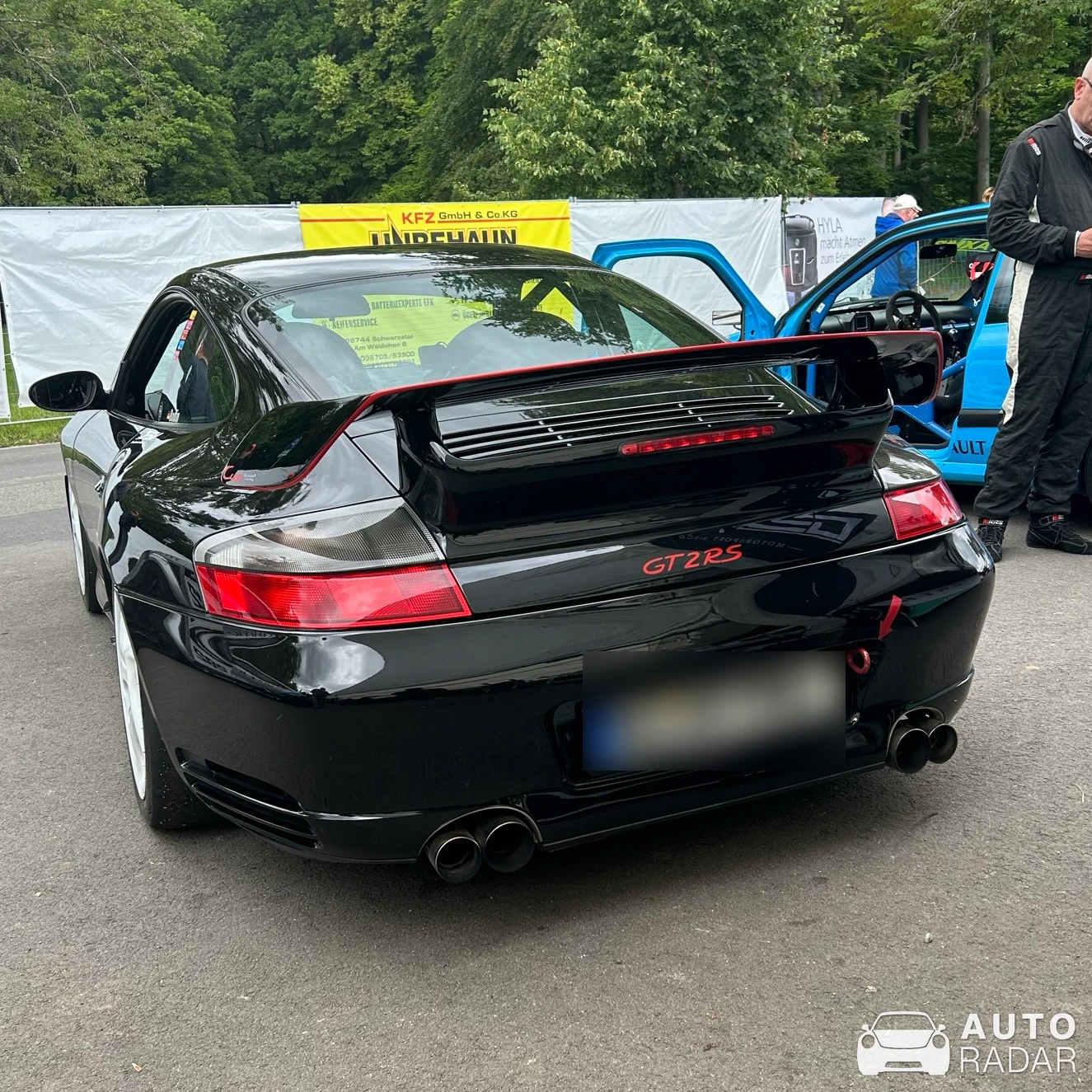 Porsche 996 GT2 spotted in Bad Liebenstein