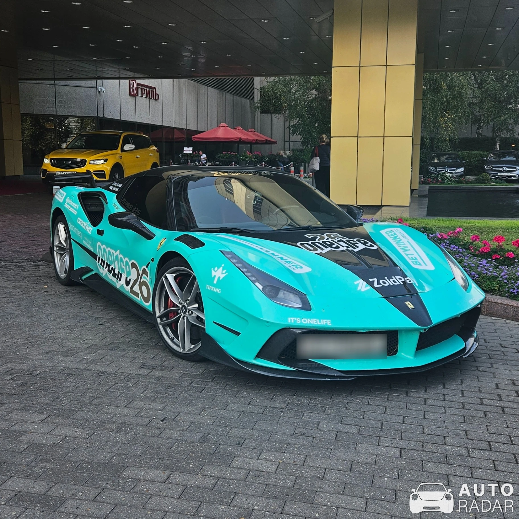 Ferrari 488 GTB Mansory Siracusa 4XX spotted in Moskva