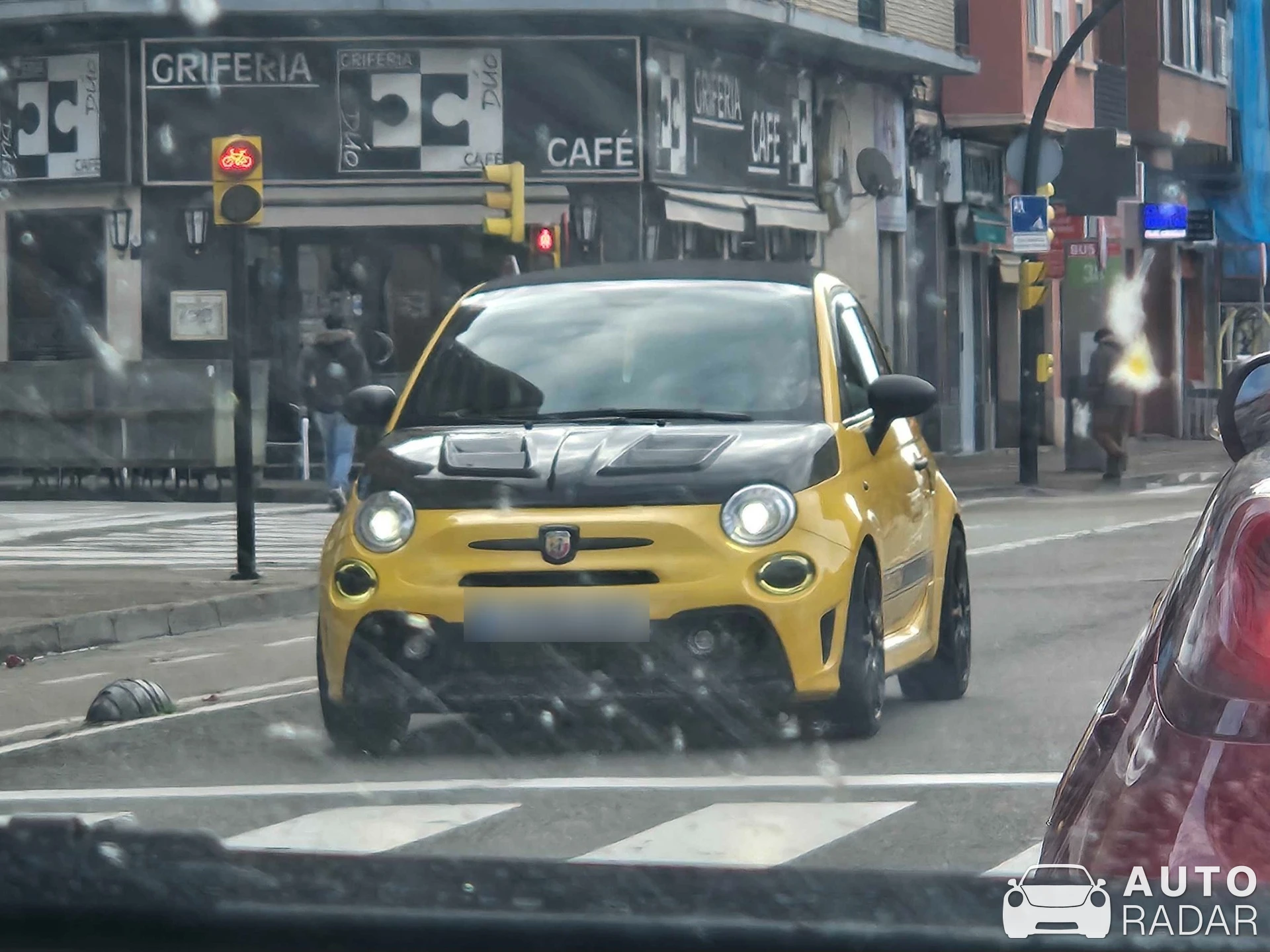 Abarth 595 Competizione spotted in Zaragoza