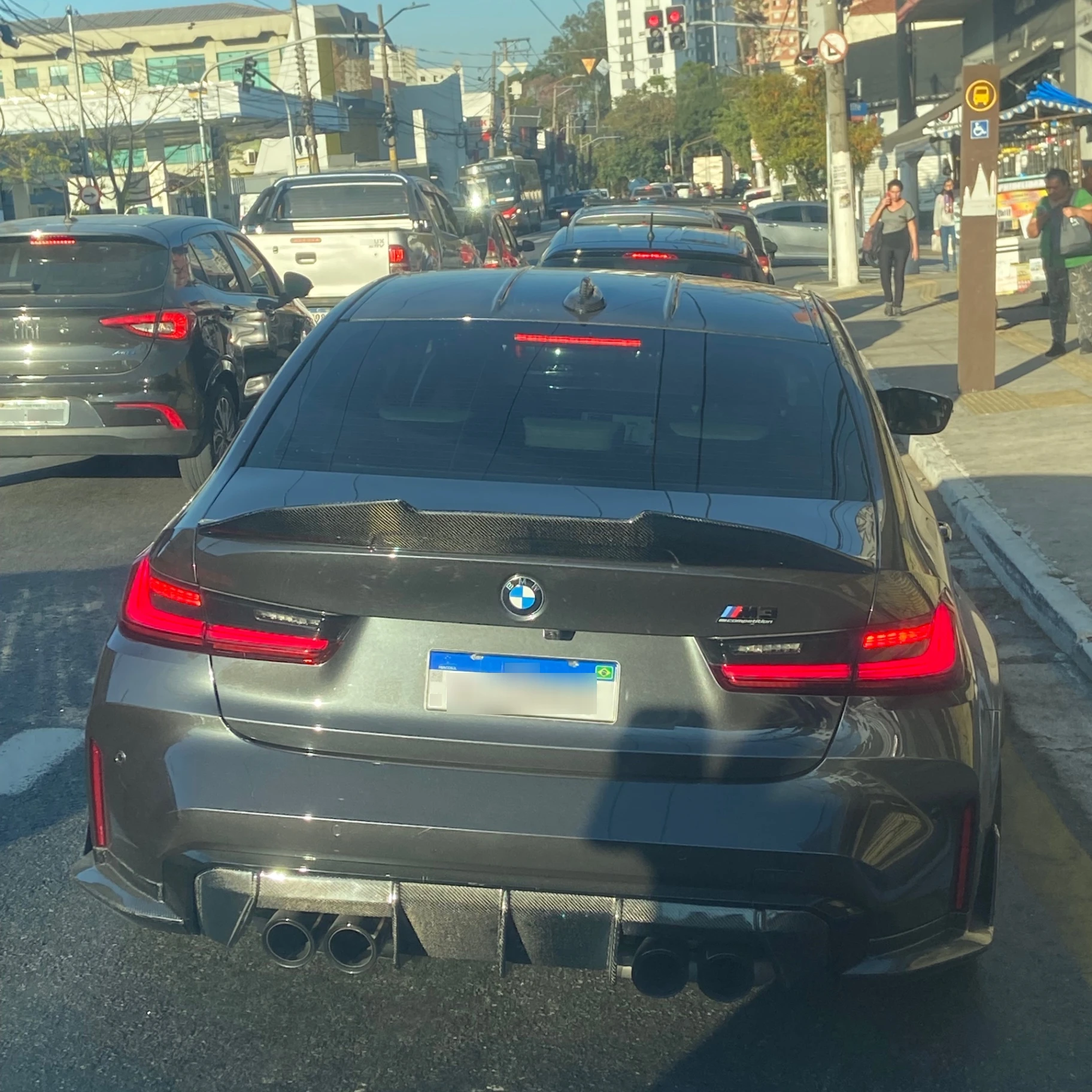 BMW M3 G80 Sedan Competition spotted in Tatuapé, Brazil