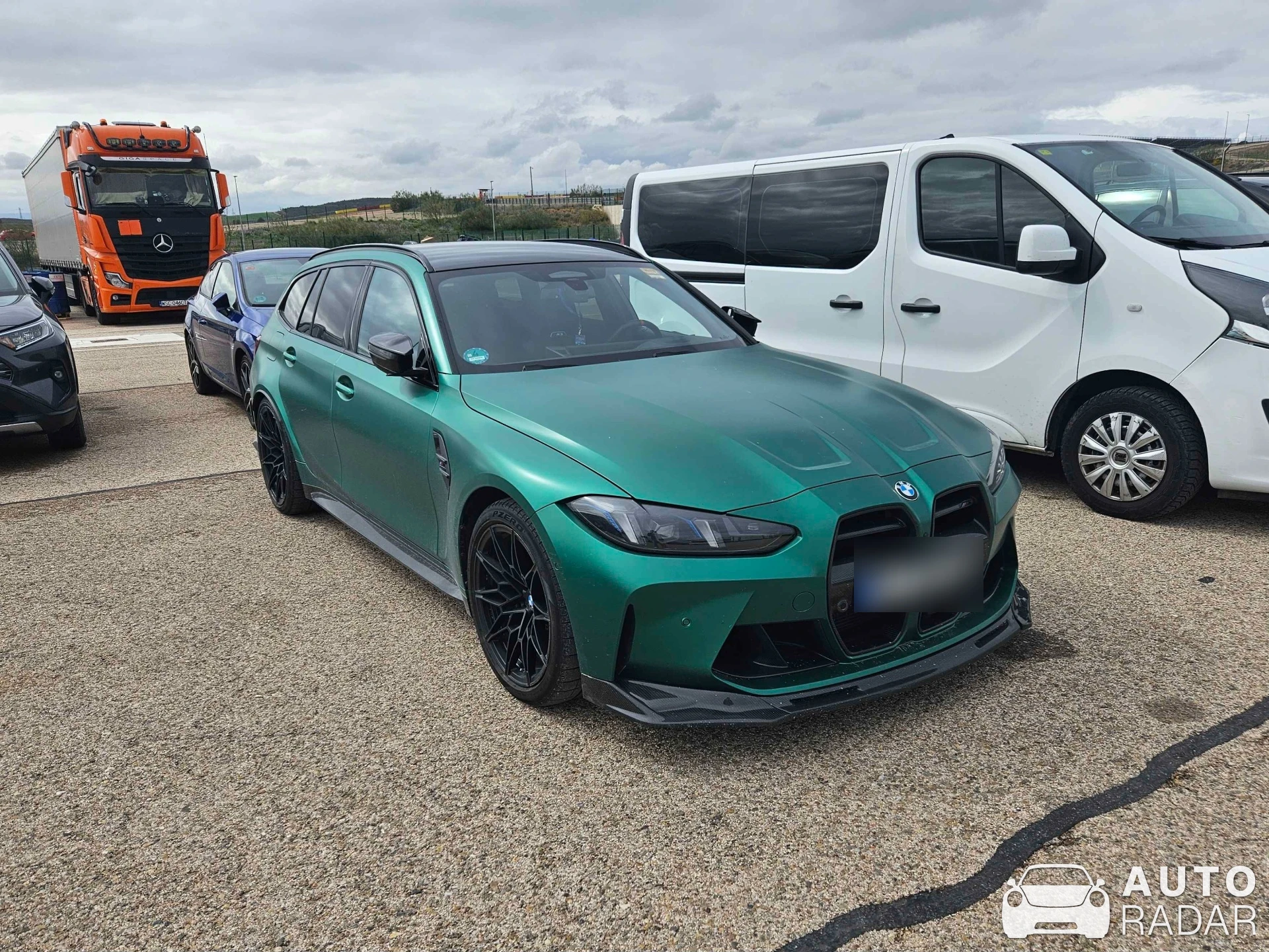 BMW M3 G81 Touring Competition 2025 spotted in Alcañiz