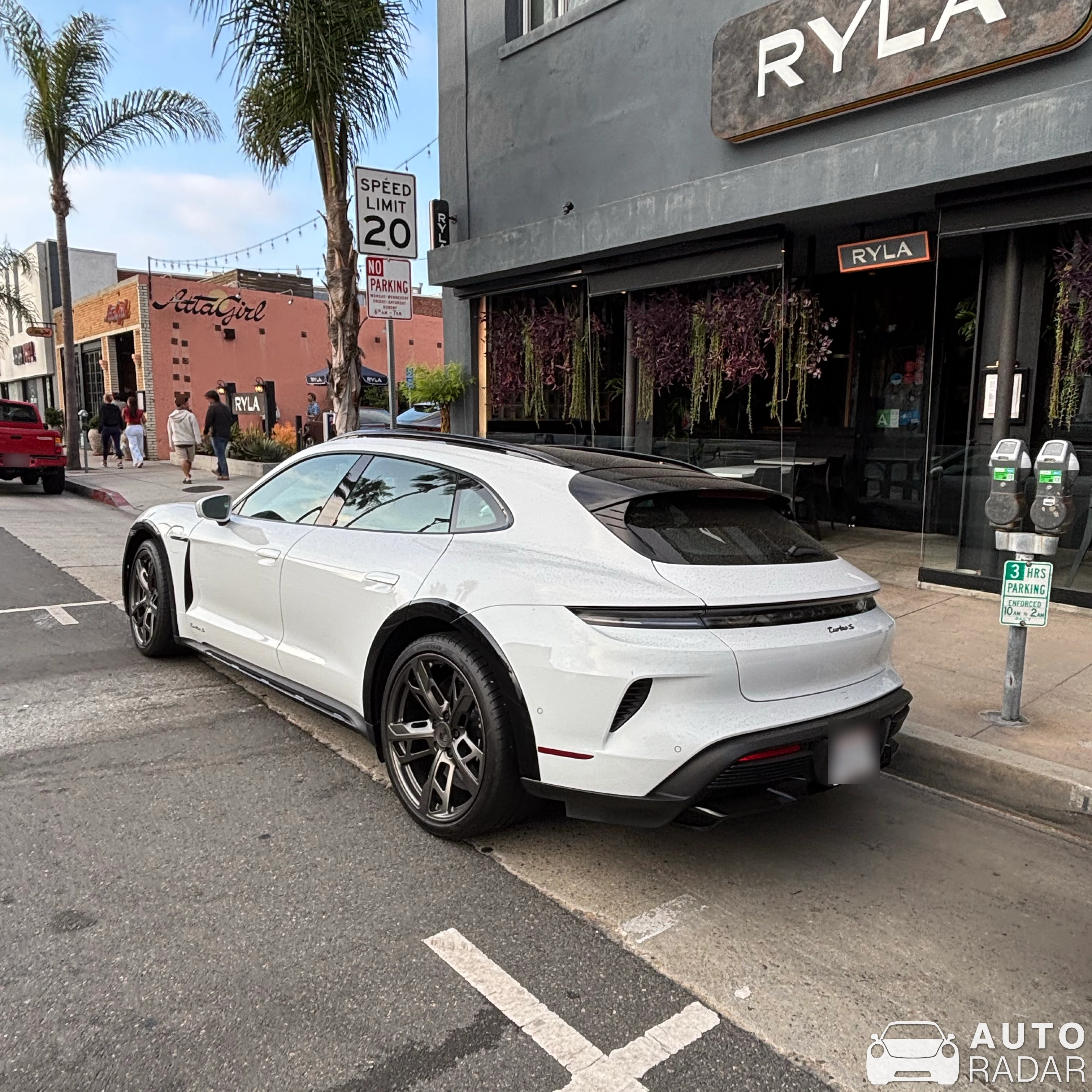 Porsche Taycan Turbo S Cross Turismo spotted in Hermosa Beach