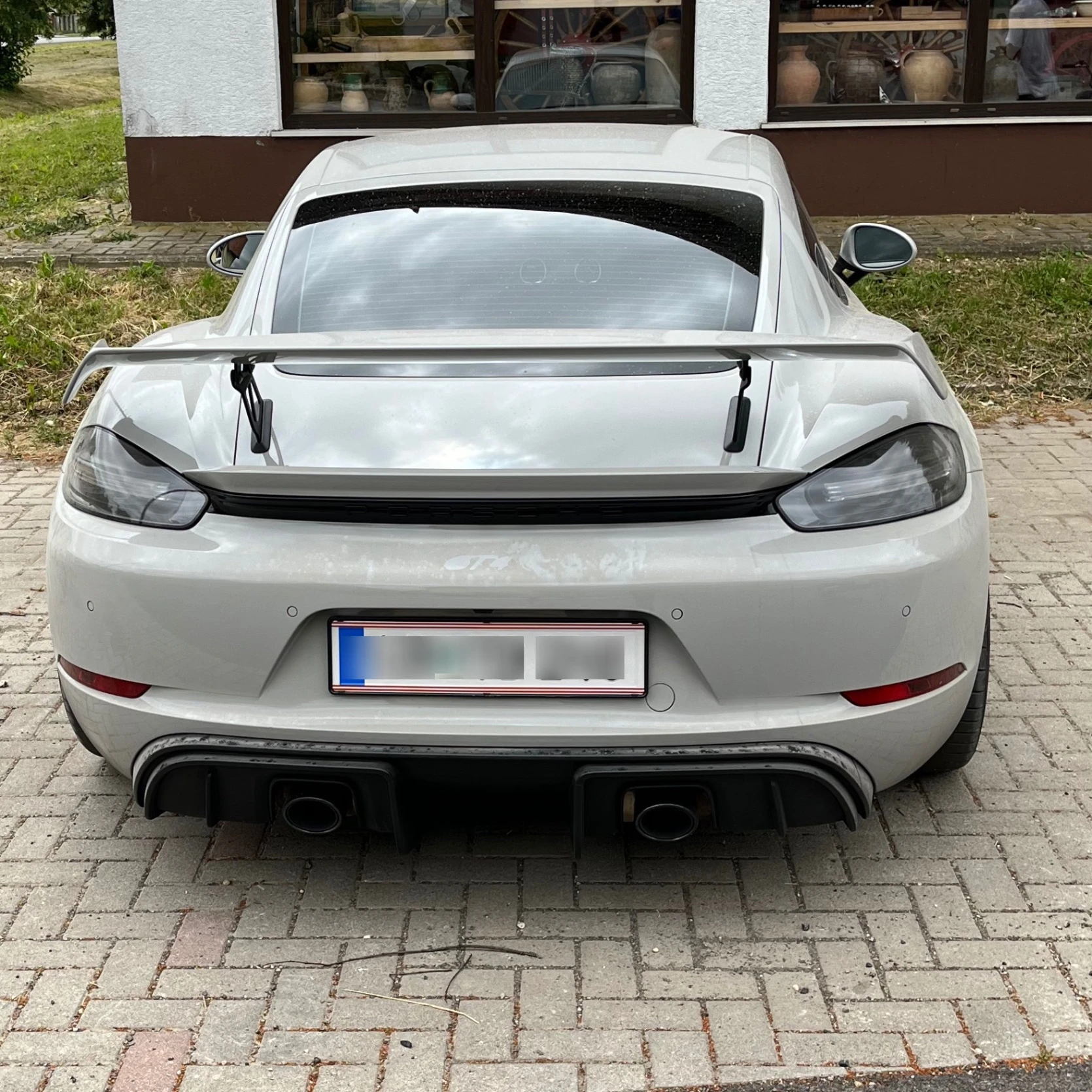 Porsche 718 Cayman GT4 spotted in Murski Črnci, Slovenia