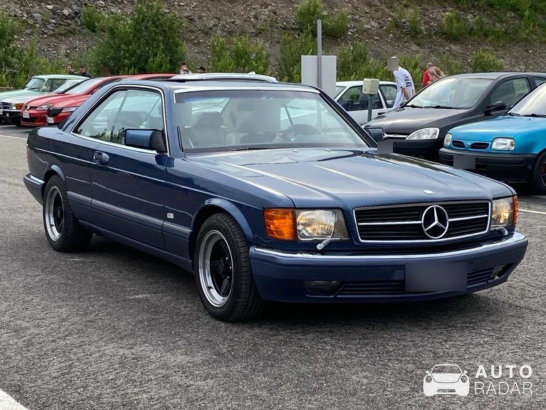 Mercedes-Benz 560 SEC spotted in Vantaa
