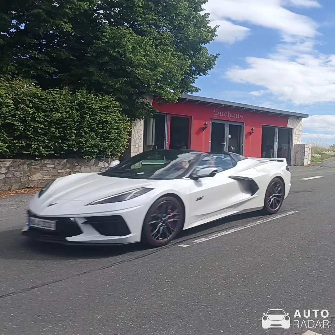Chevrolet Corvette C8 Stingray Convertible spotted in Konradsreuth