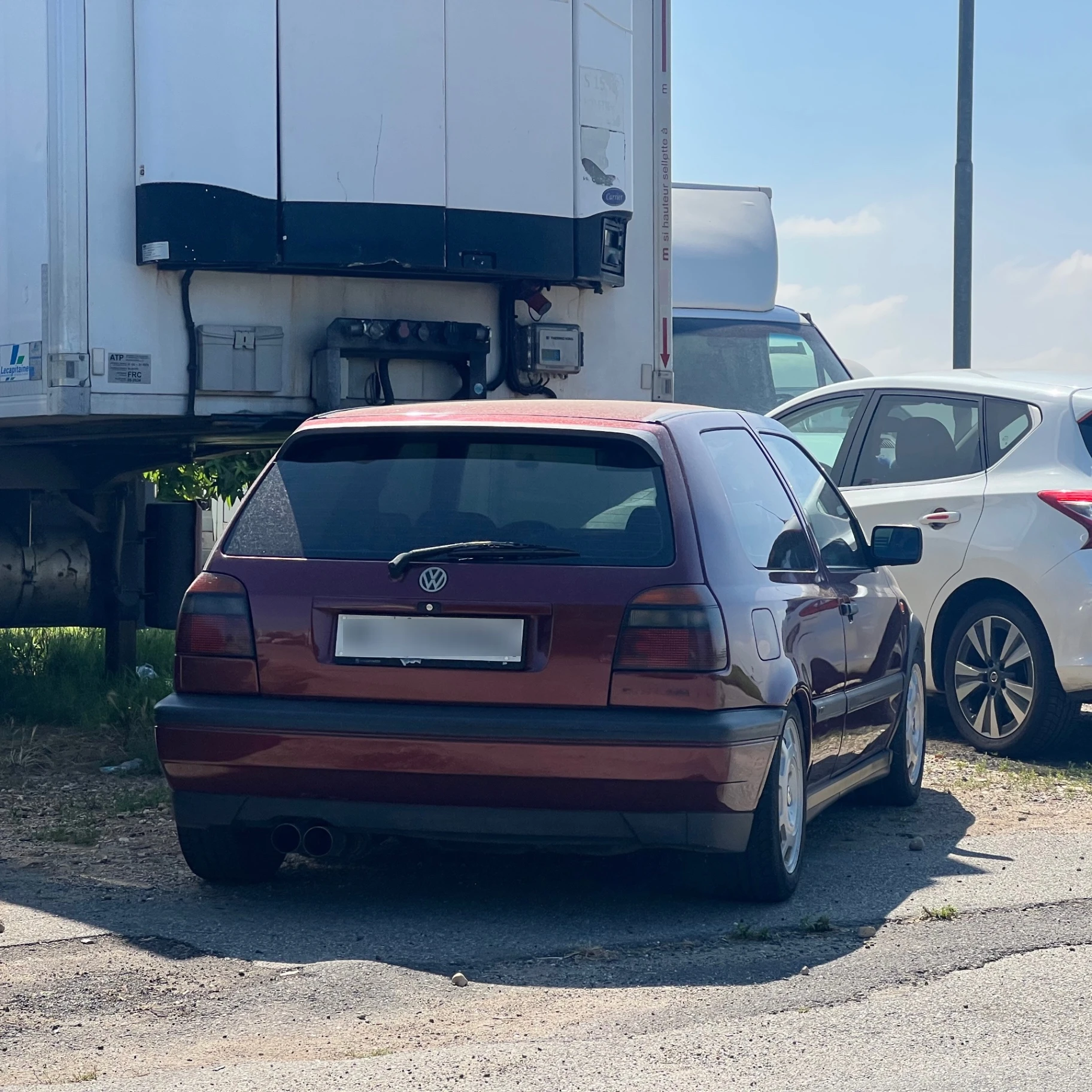 Volkswagen Golf spotted in Vigevano, Italy