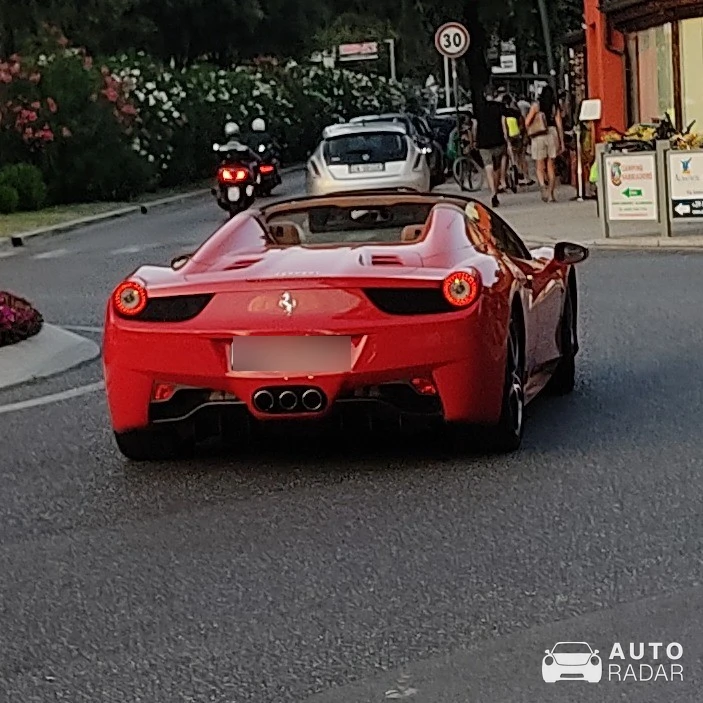 Ferrari 458 Spider spotted in Lignano Sabbiadoro, Italia