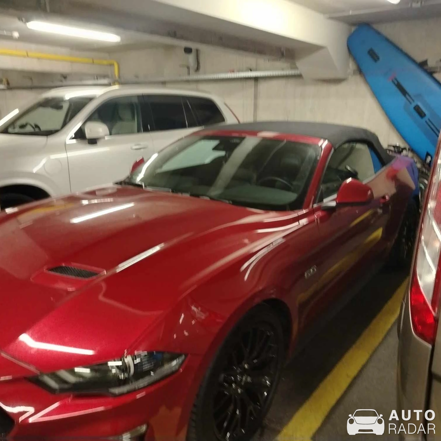 Ford Mustang GT Convertible spotted in Balatonlelle, Hungary