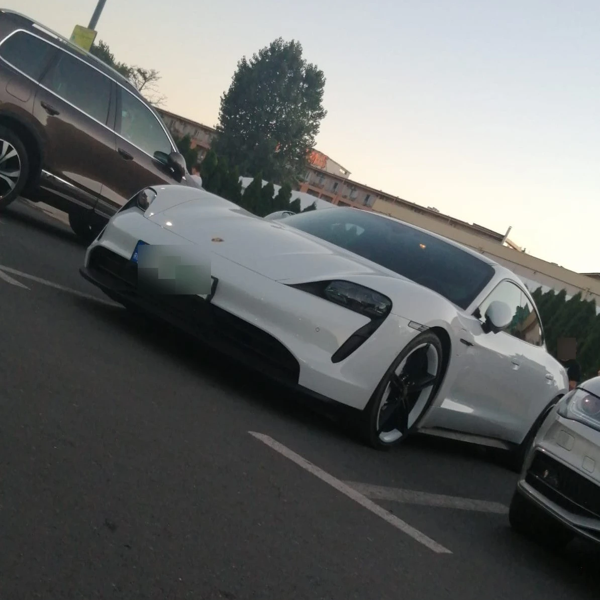 Porsche Taycan spotted in Constanța, Romania