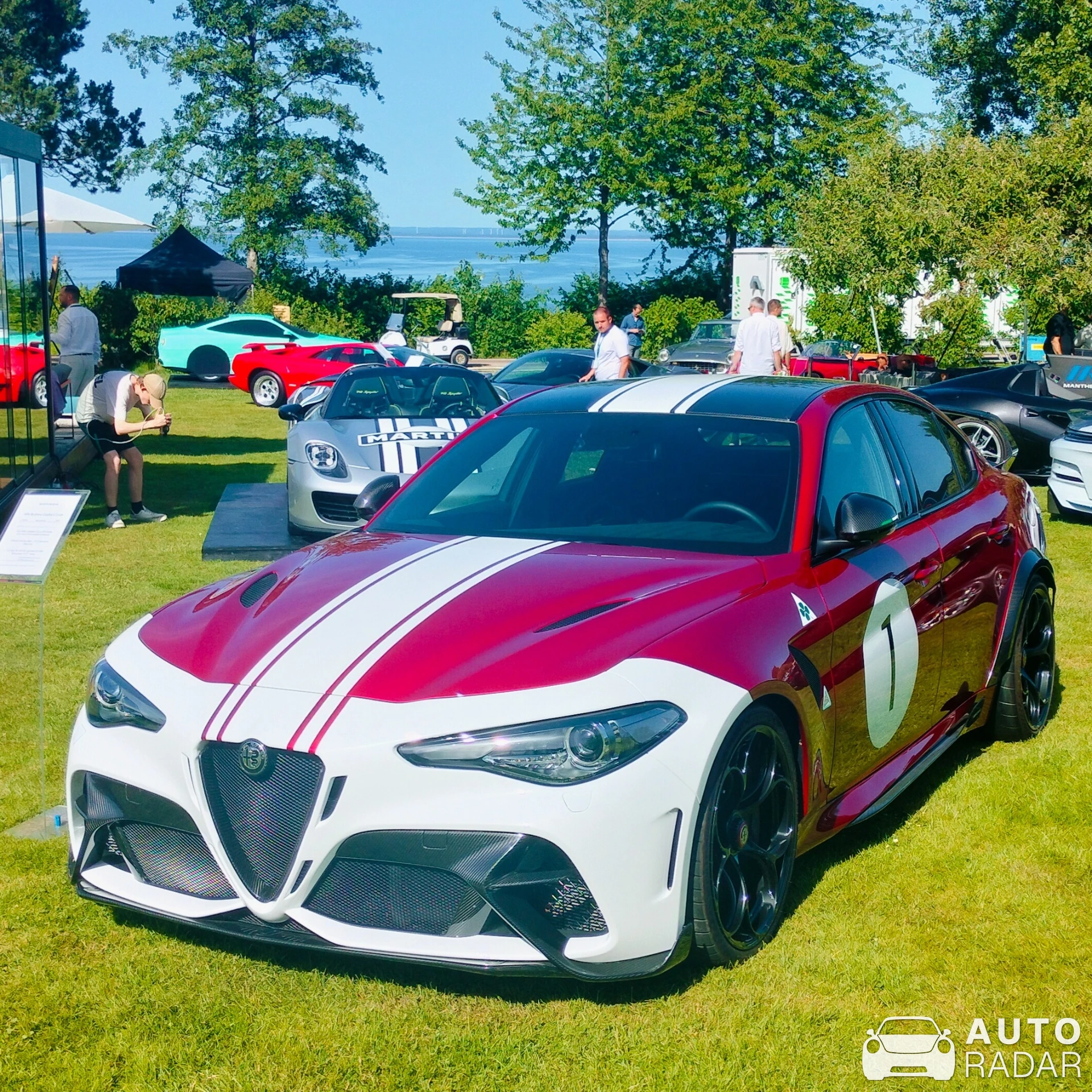 Alfa Romeo Giulia GTAm spotted in Båstad