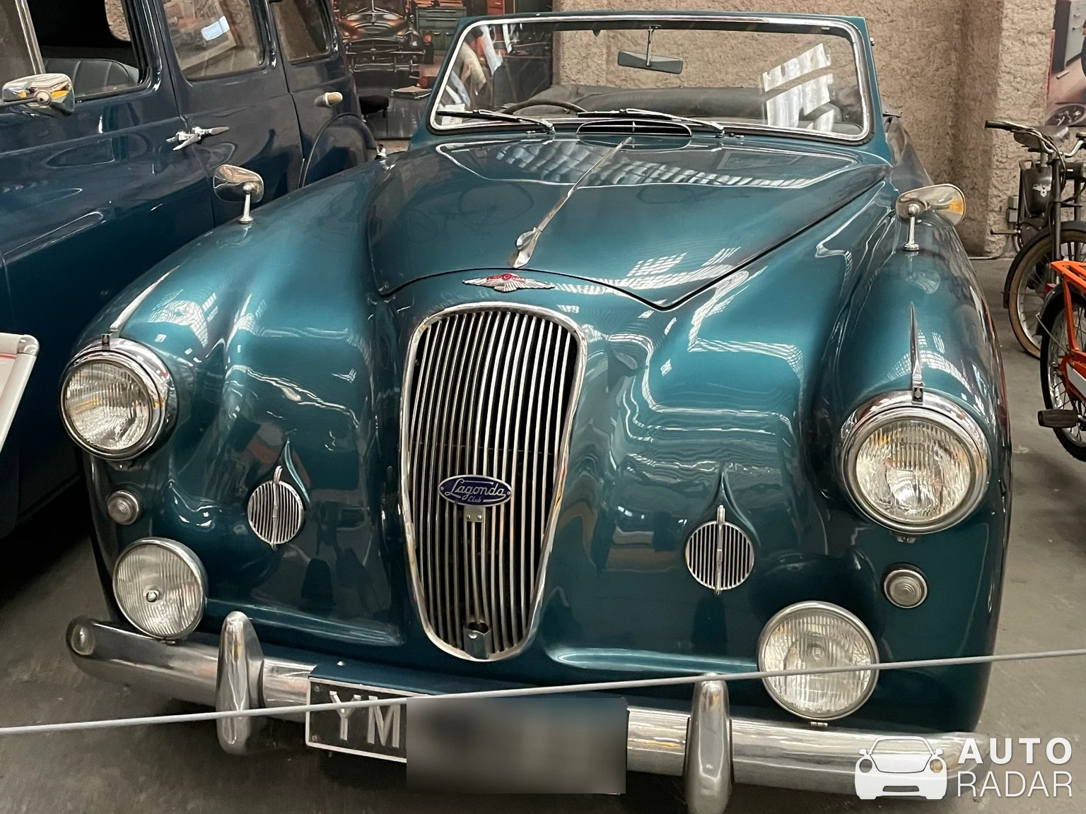 Lagonda 3-Litre Drophead Coupe spotted in Bois-de-Haye