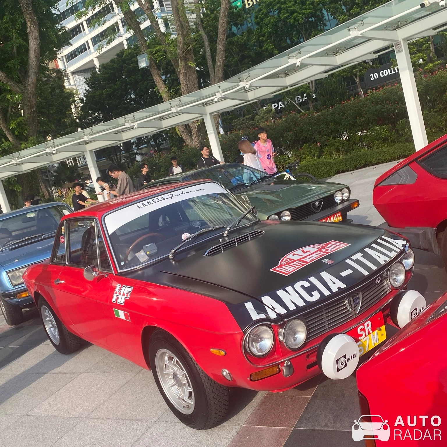 Lancia Fulvia HF spotted in Singapore