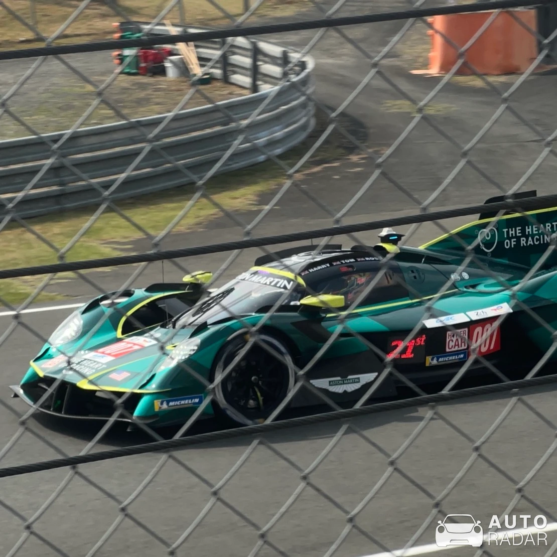 Aston Martin Valkyrie LMH spotted in Le Mans