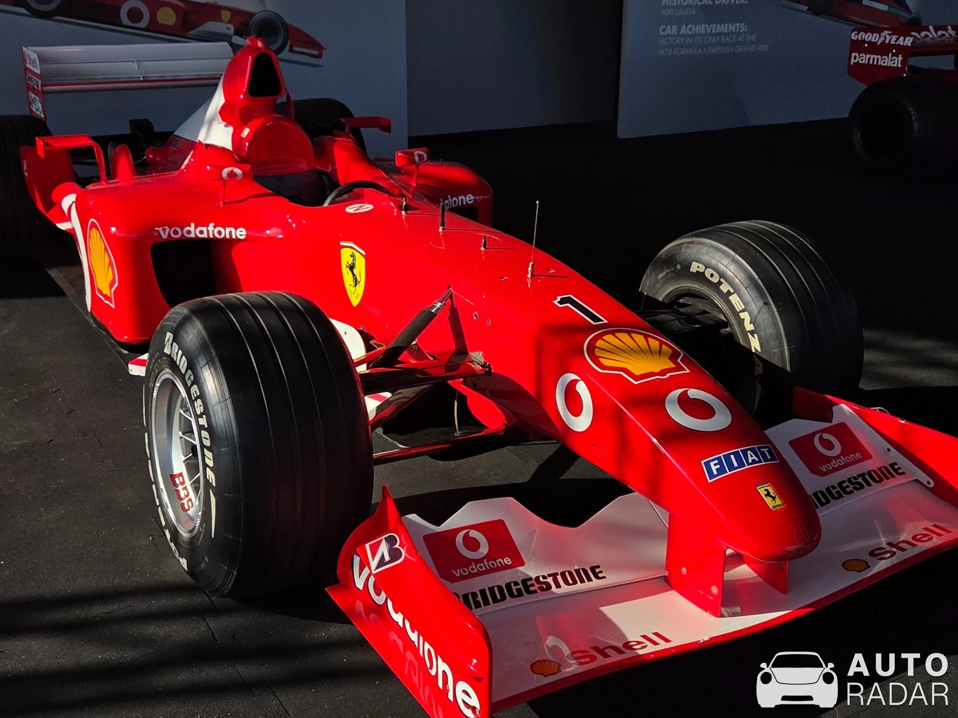 Ferrari F2002 spotted in Spielberg