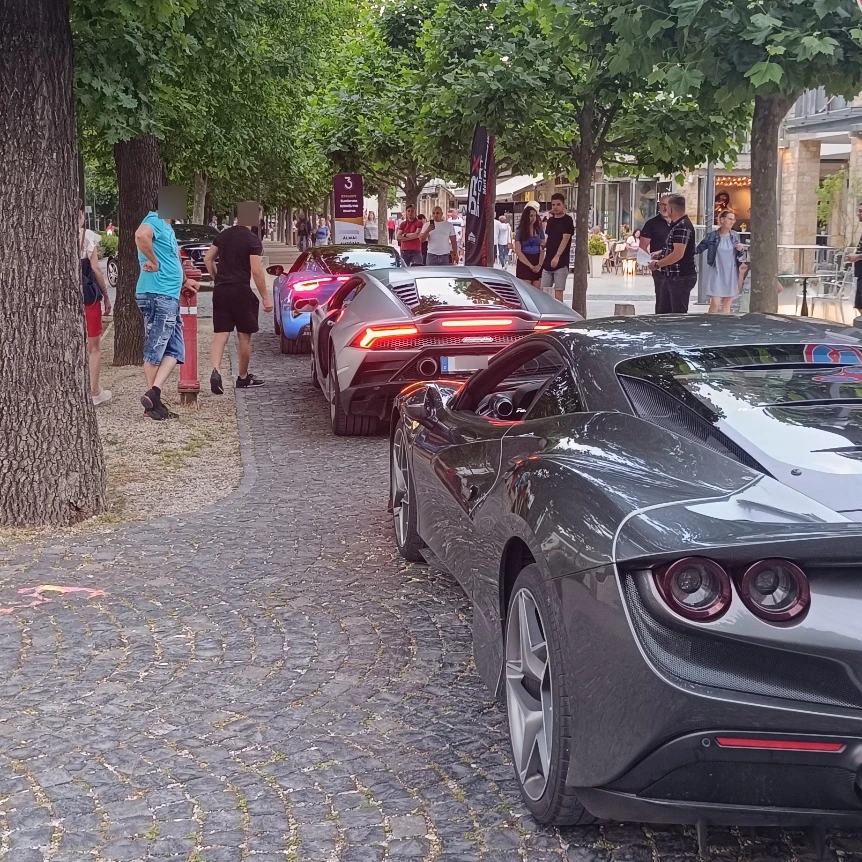 Ferrari F8 Tributo spotted in Balatonfüred, Hungary