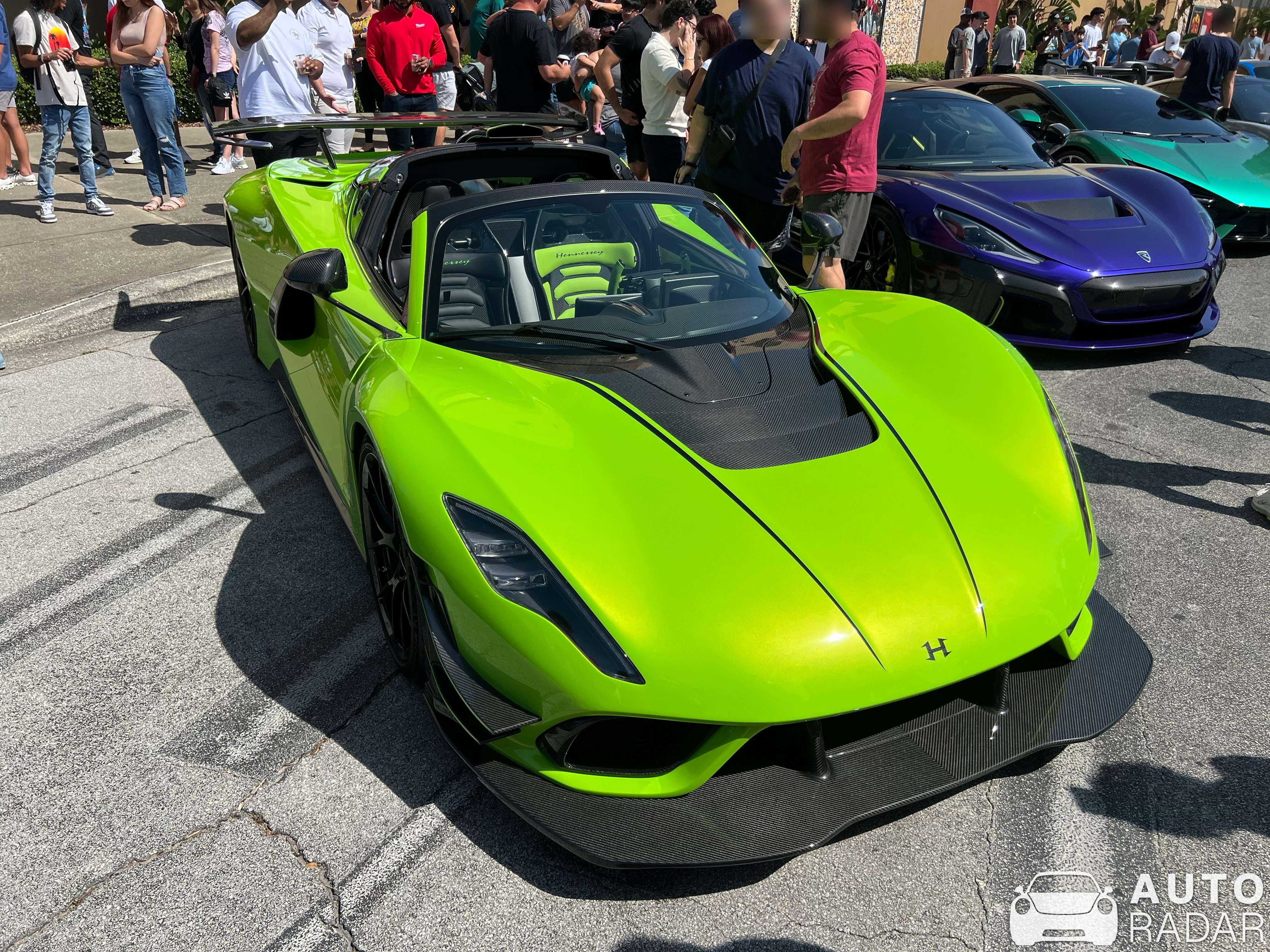 Hennessey Venom F5 Revolution Roadster spotted in Bay Lake