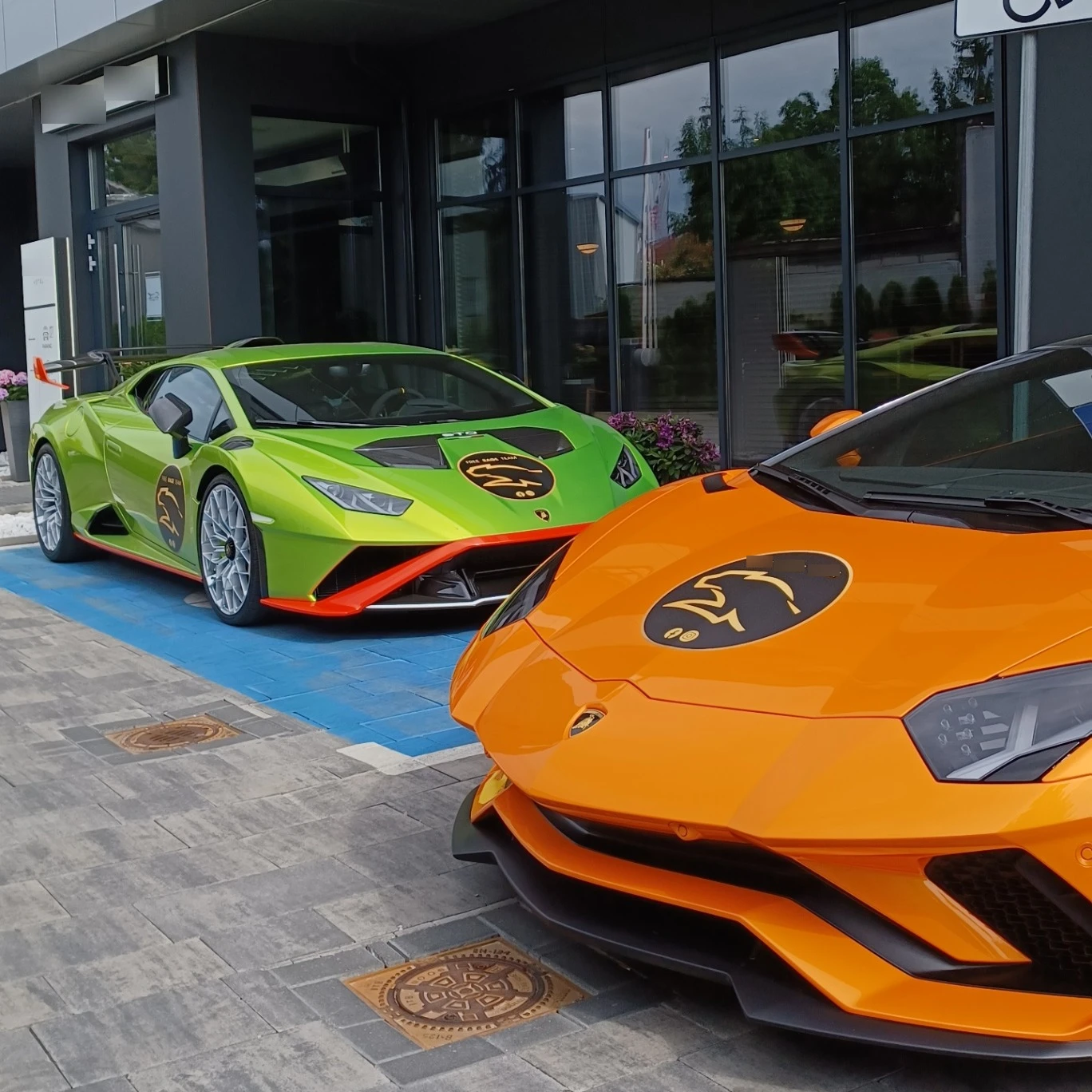 Lamborghini Huracán STO spotted in Białystok, Polska