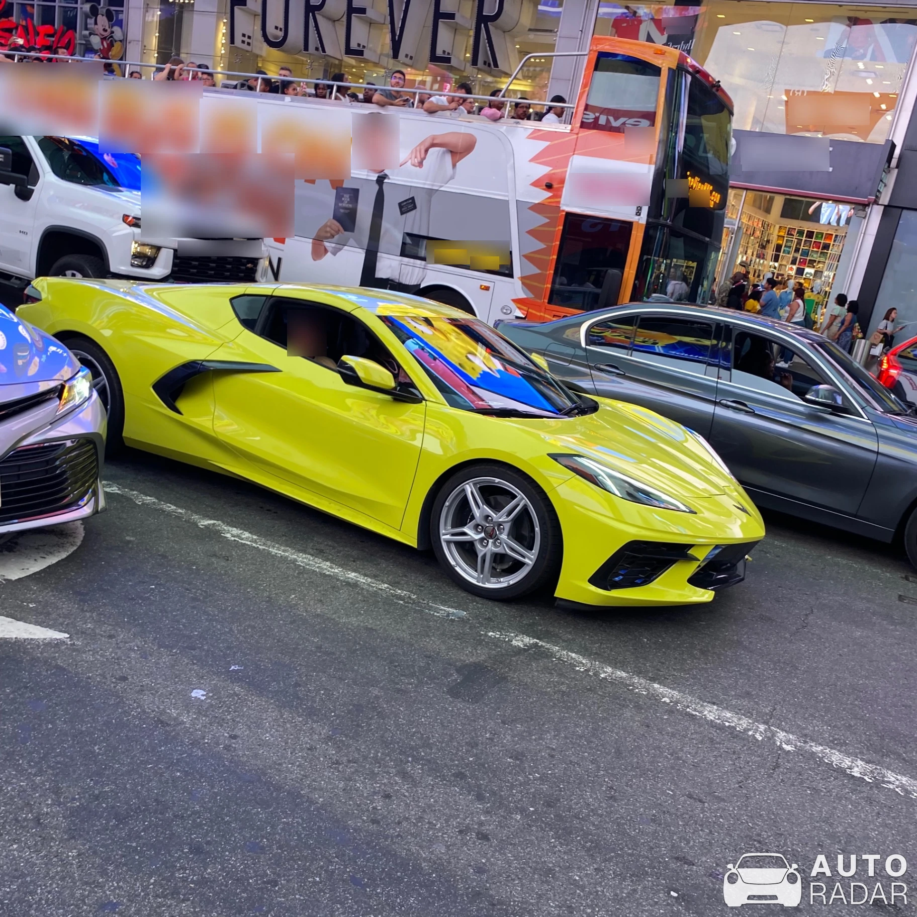 Chevrolet Corvette C8 Stingray spotted in New York, United States