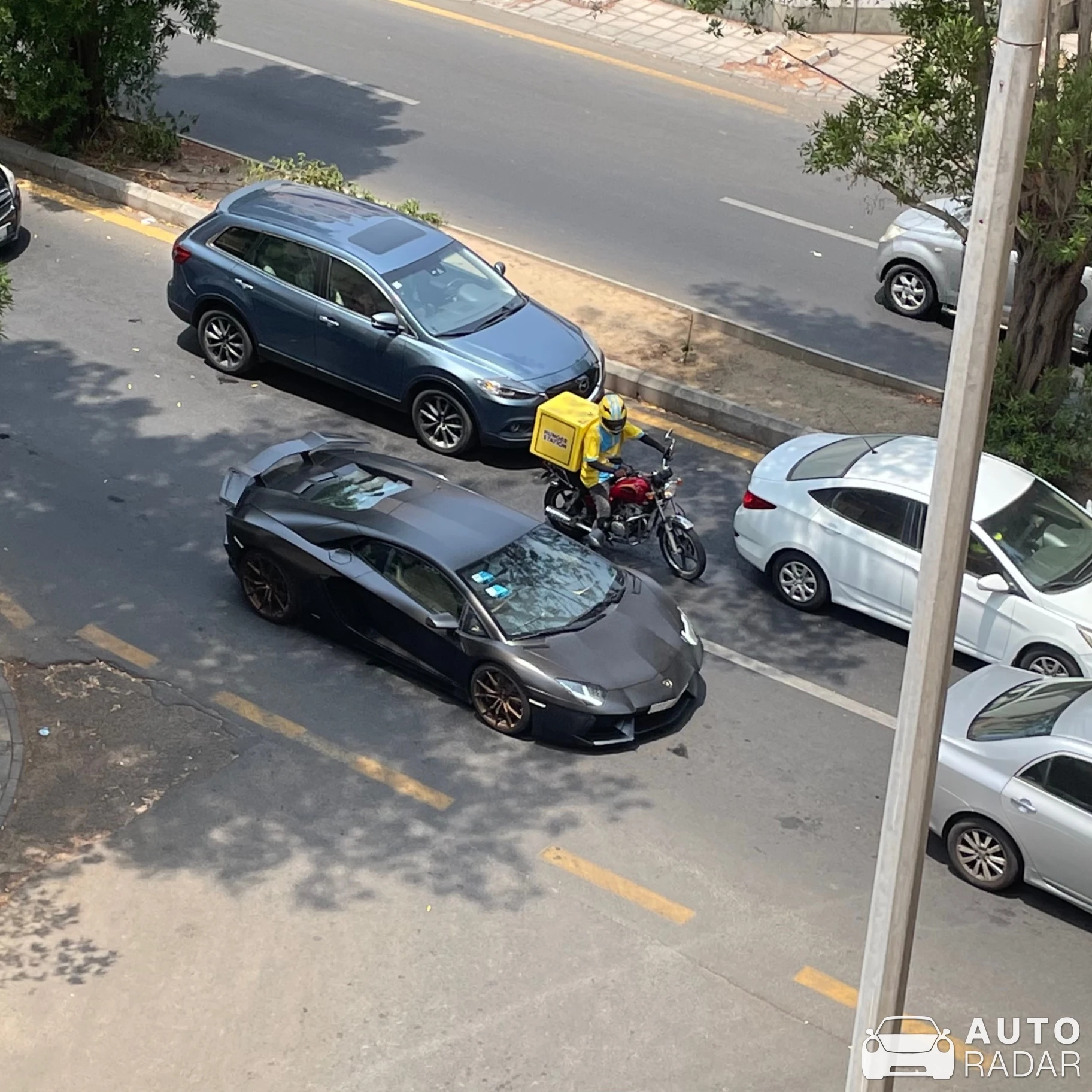 Lamborghini Aventador LP700-4 spotted in Jeddah, Saudi Arabia