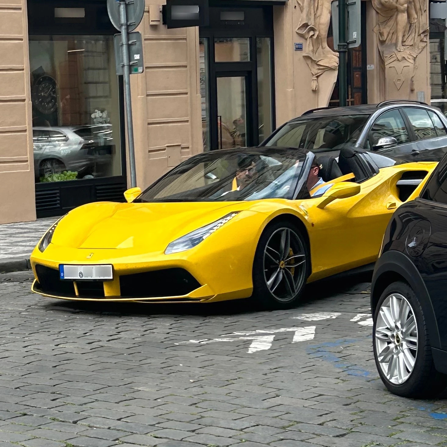 Ferrari 488 Spider spotted in Praha 1, Czechia