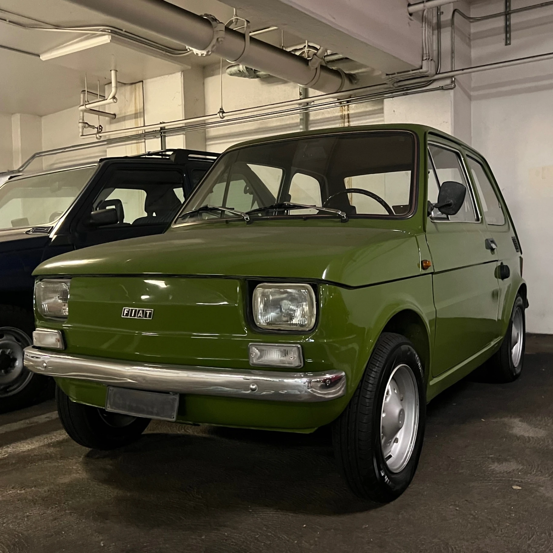 Fiat 126 spotted in Beverly Hills, United States