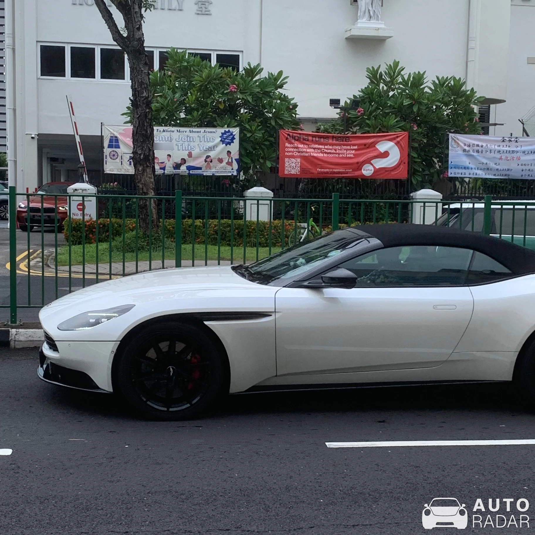 Aston Martin DB11 V8 Volante spotted in Singapore, Singapore