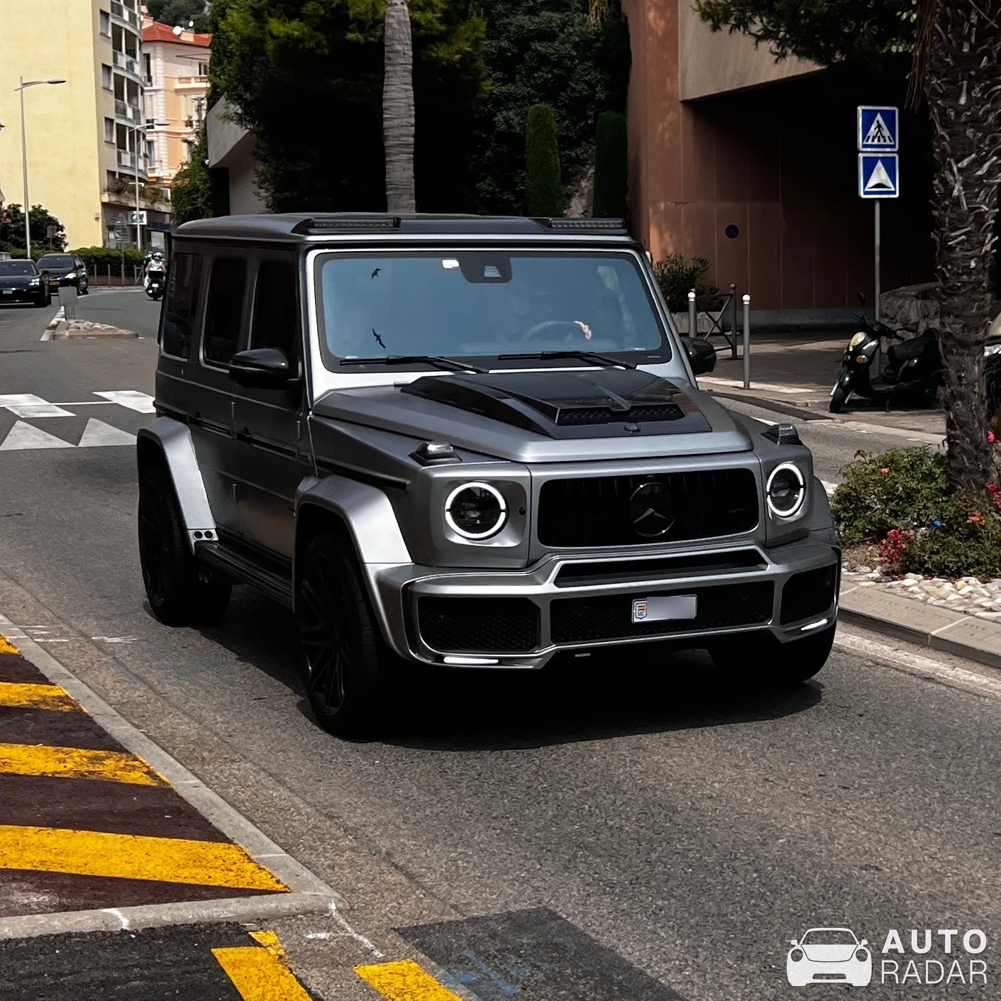 Mercedes-AMG Brabus G 63 2016 spotted in Cap-d'Ail, France
