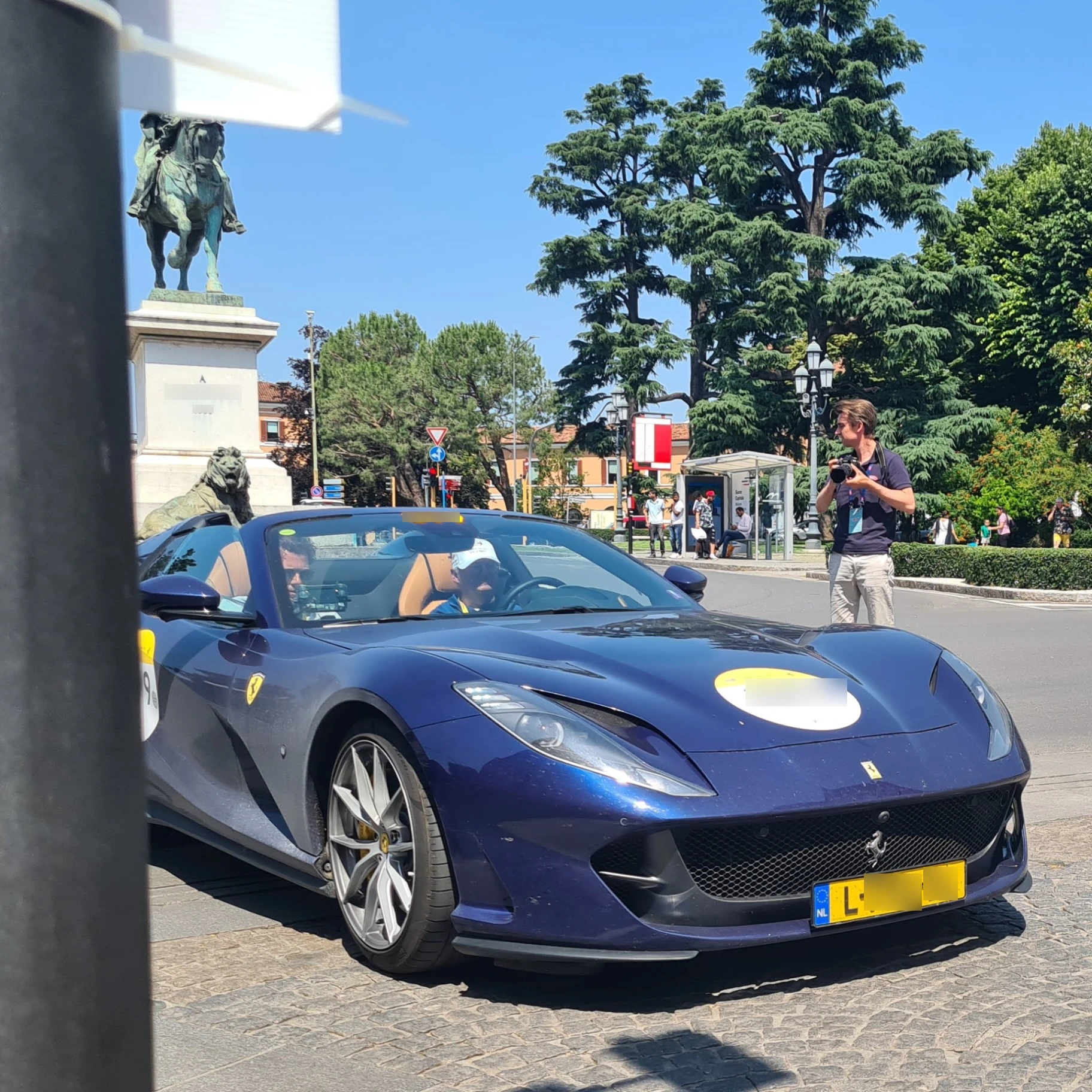 Ferrari 812 GTS spotted in Brescia, Italy