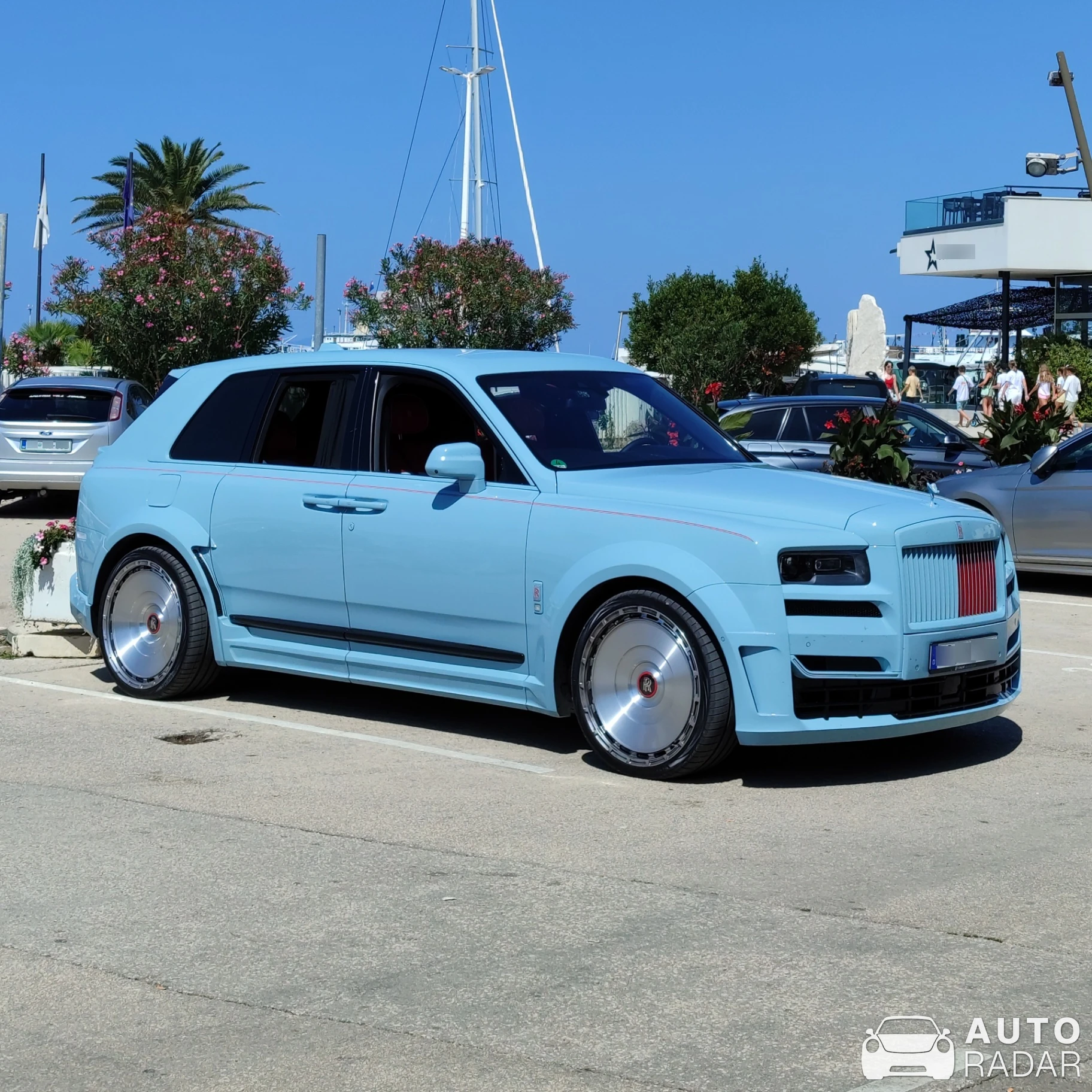 Rolls-Royce Cullinan Black Badge spotted in Novalja, Croatia