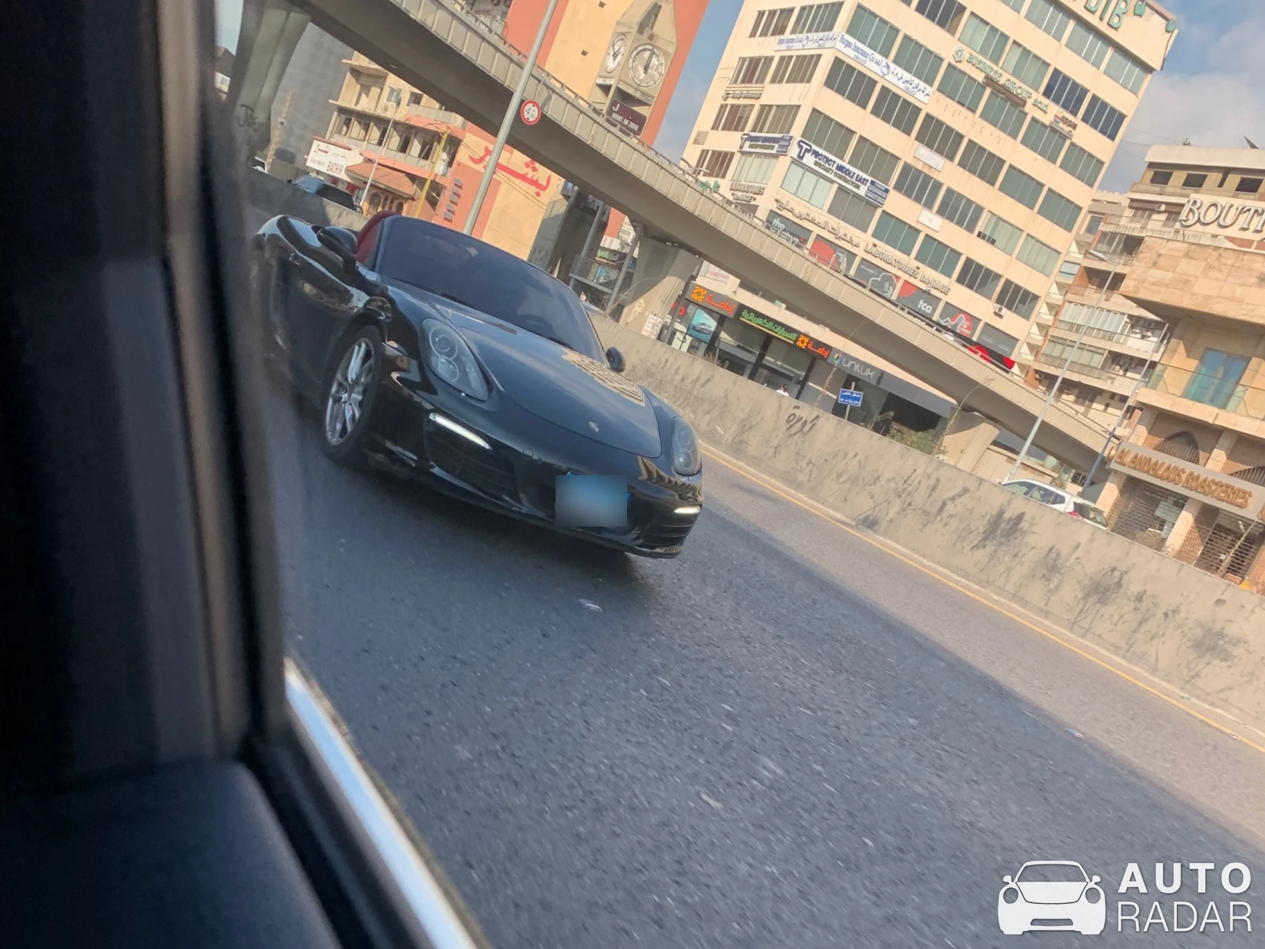 Porsche 981 Boxster spotted in Jal El Dib, Lebanon