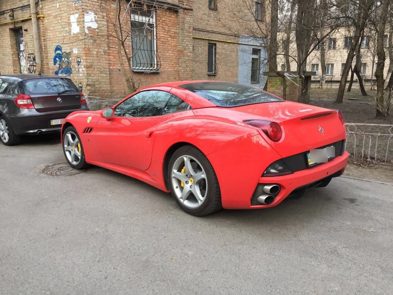 Ferrari California spotted in Dvrz, Ukraine