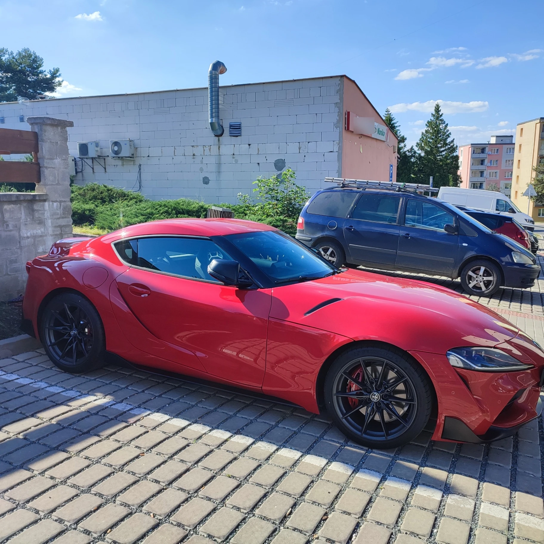 Toyota GR Supra A90 spotted in Domažlice, Czechia