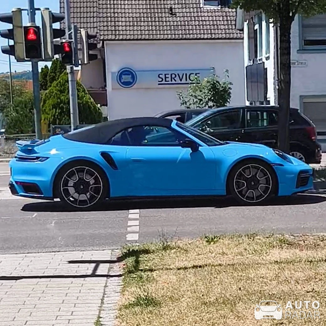 Porsche 992 Turbo Cabriolet MkI spotted in Weingarten