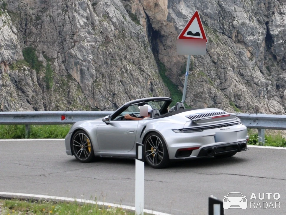 Porsche 992 Turbo S Cabriolet MkI spotted in Bressanone