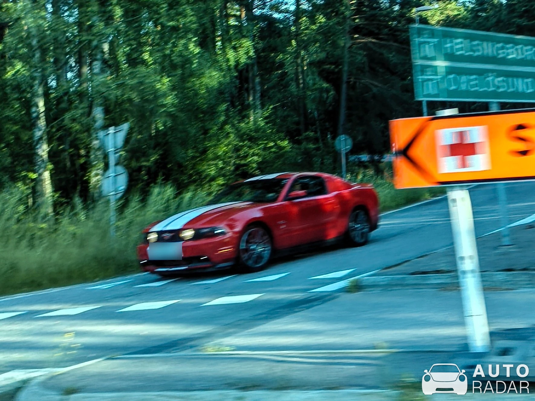 Ford Mustang Shelby GT500 spotted in Nyköping