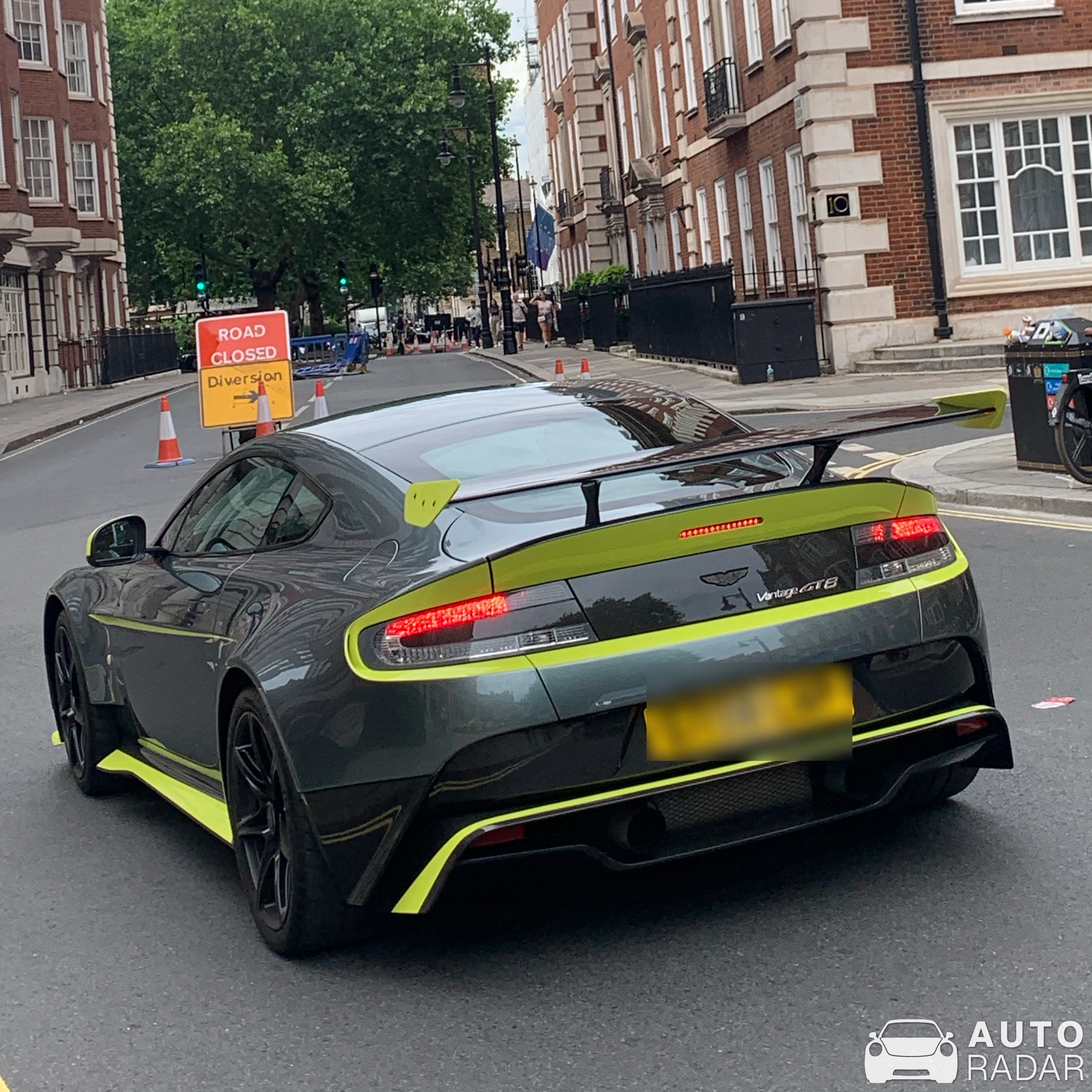Aston Martin Vantage spotted in London