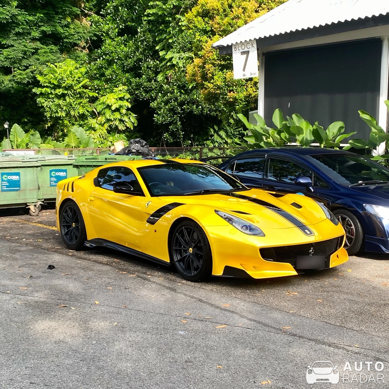 Ferrari F12tdf spotted in Singapore