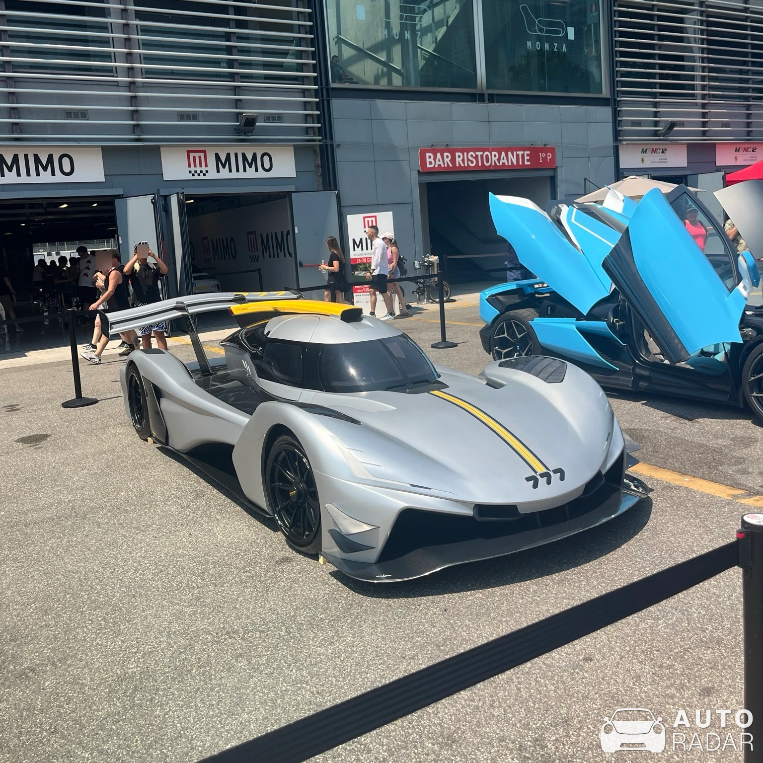 777 Motors 777 Hypercar spotted in Monza