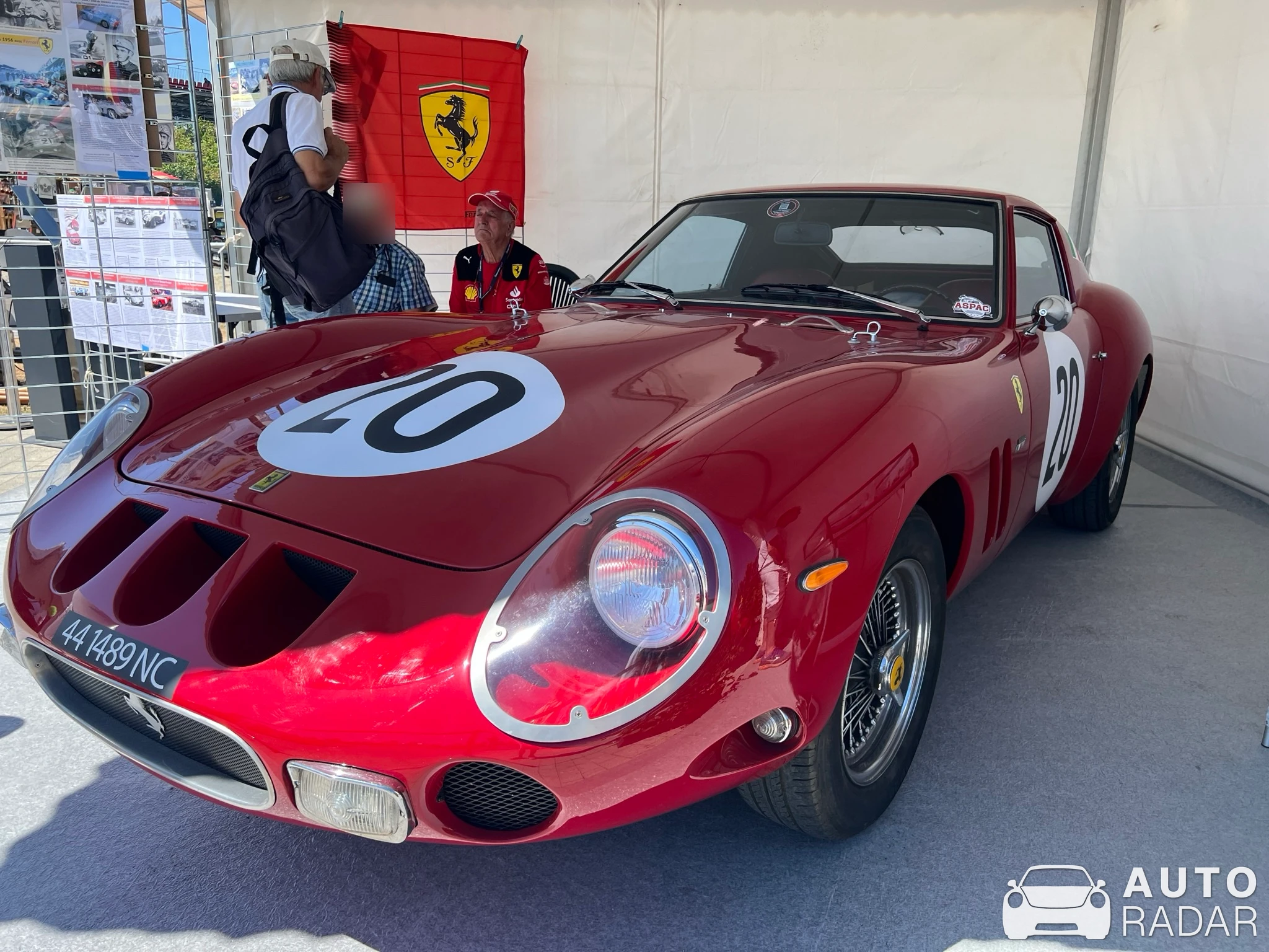 Ferrari 250 GTO spotted in Le Mans