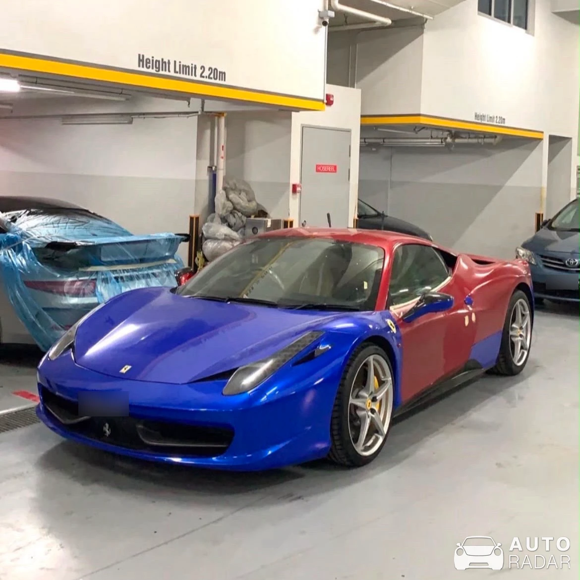 Ferrari 458 Italia spotted in Singapore