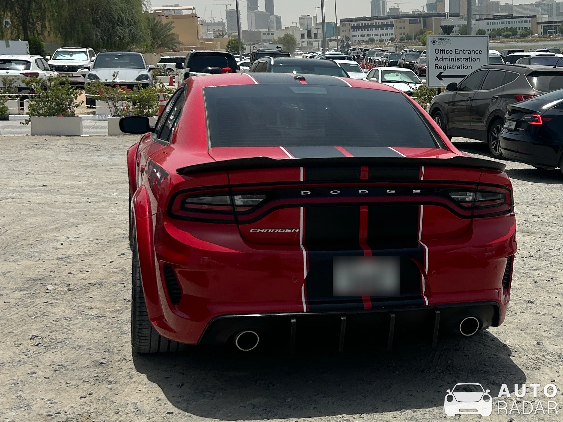Dodge Charger SRT Hellcat Widebody spotted in Dubai
