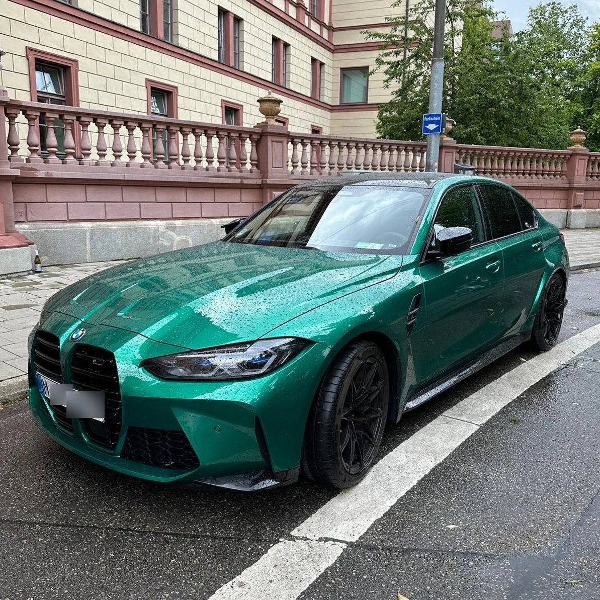 BMW M3 G80 Sedan Competition spotted in München, Germany