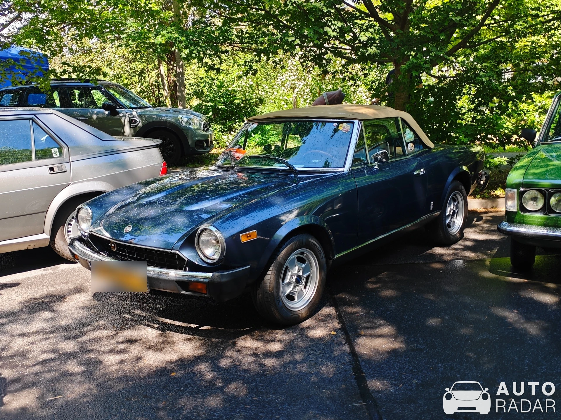 Fiat 124 Sport Spider spotted in Rozalin