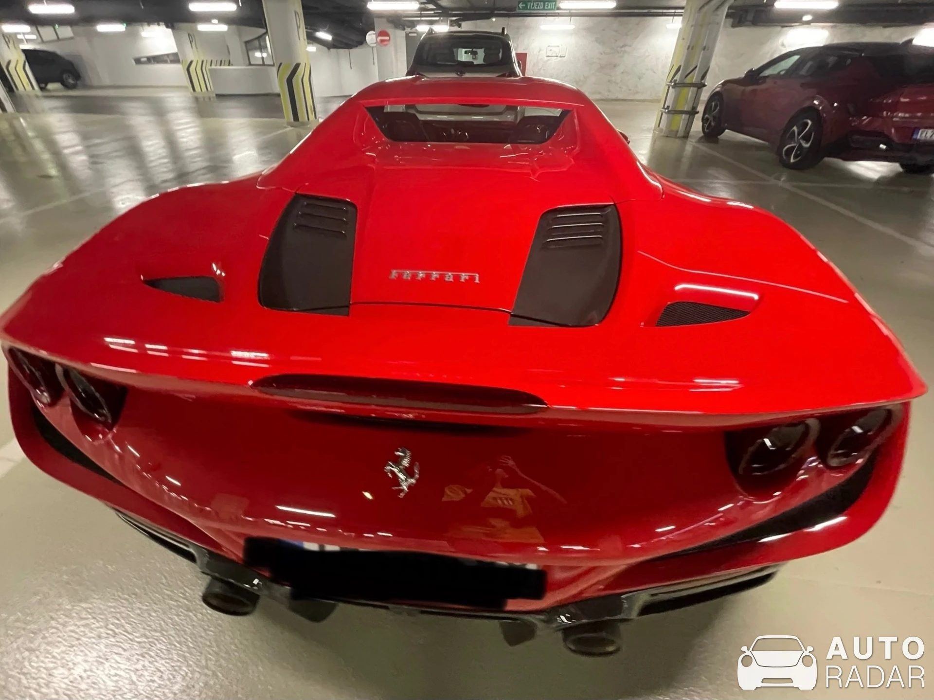 Ferrari F8 Spider spotted in Praha 1, Czechia